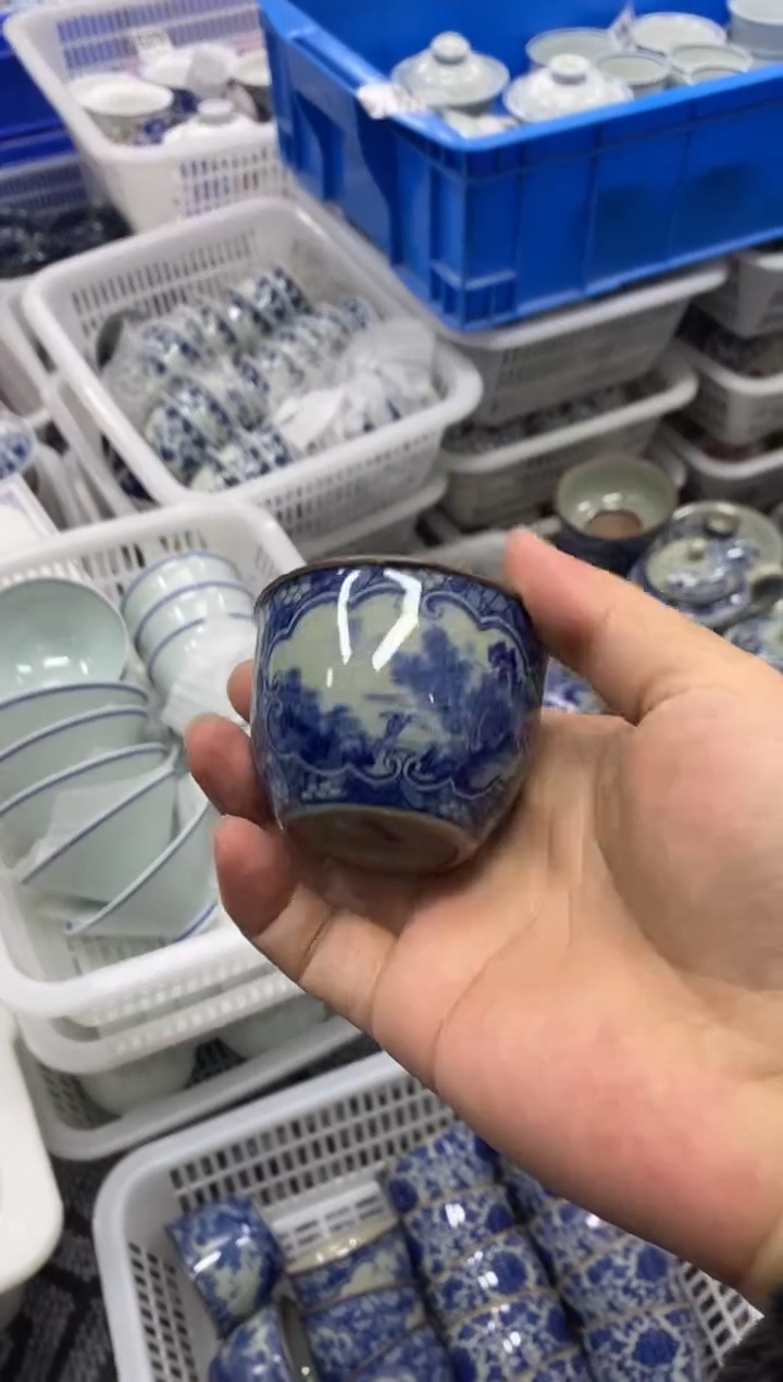 陶瓷景德陶瓷茶具容量约50