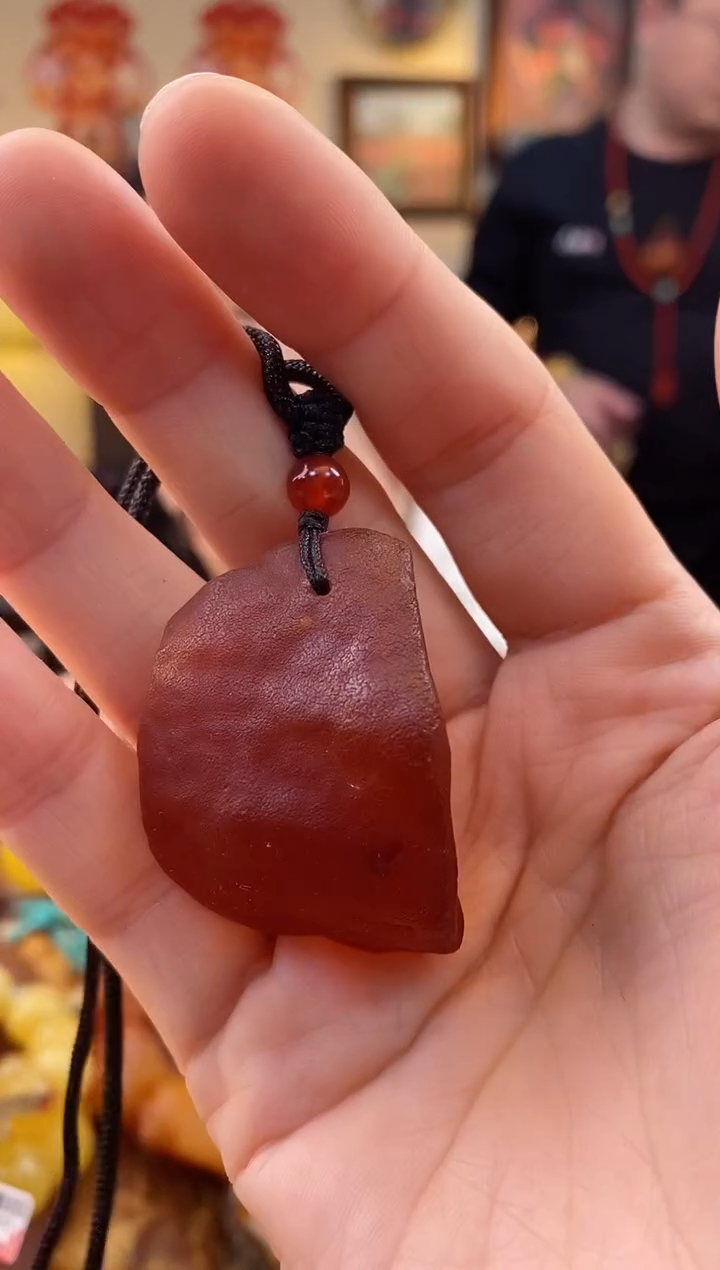 【闪购商品】琥珀颈饰未镶嵌吊坠