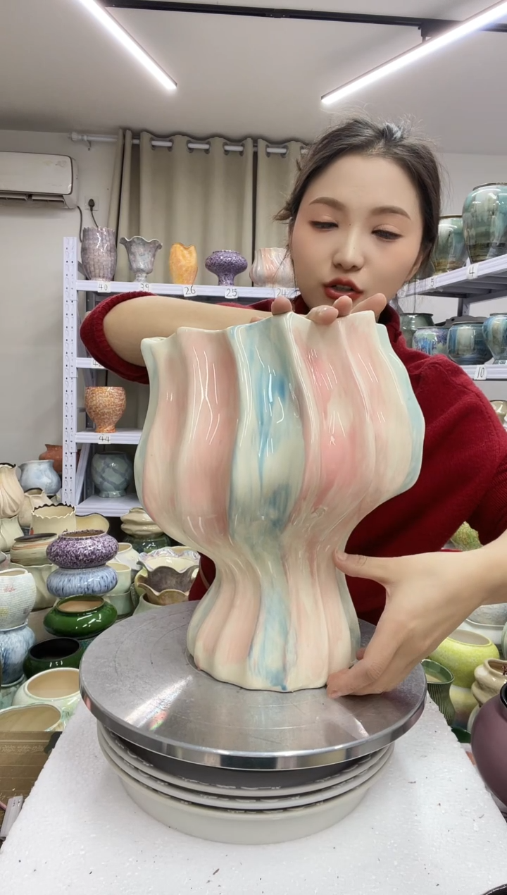 【1.3】花盆尺寸高： 30口：19