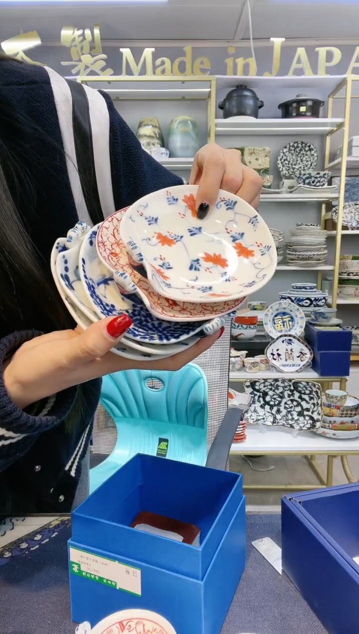 【闪购商品】碗林九郎12厘米小碟5件套