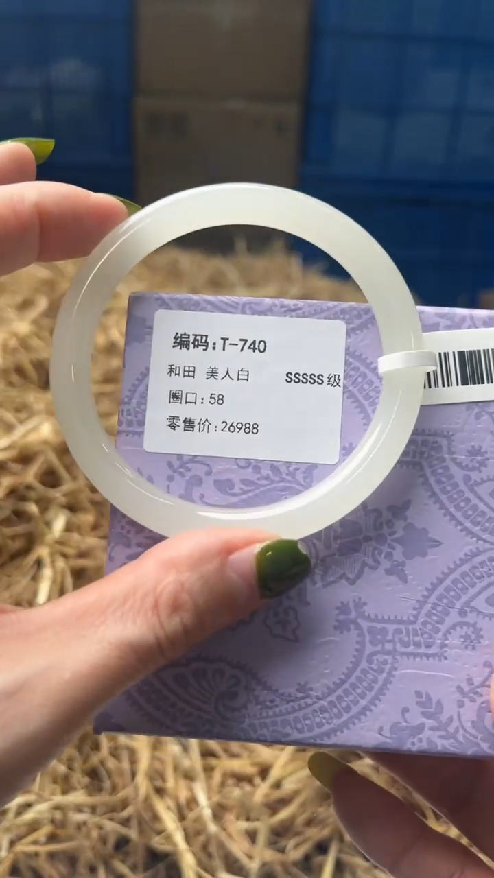 未镶嵌手镯石英质玉T740-58