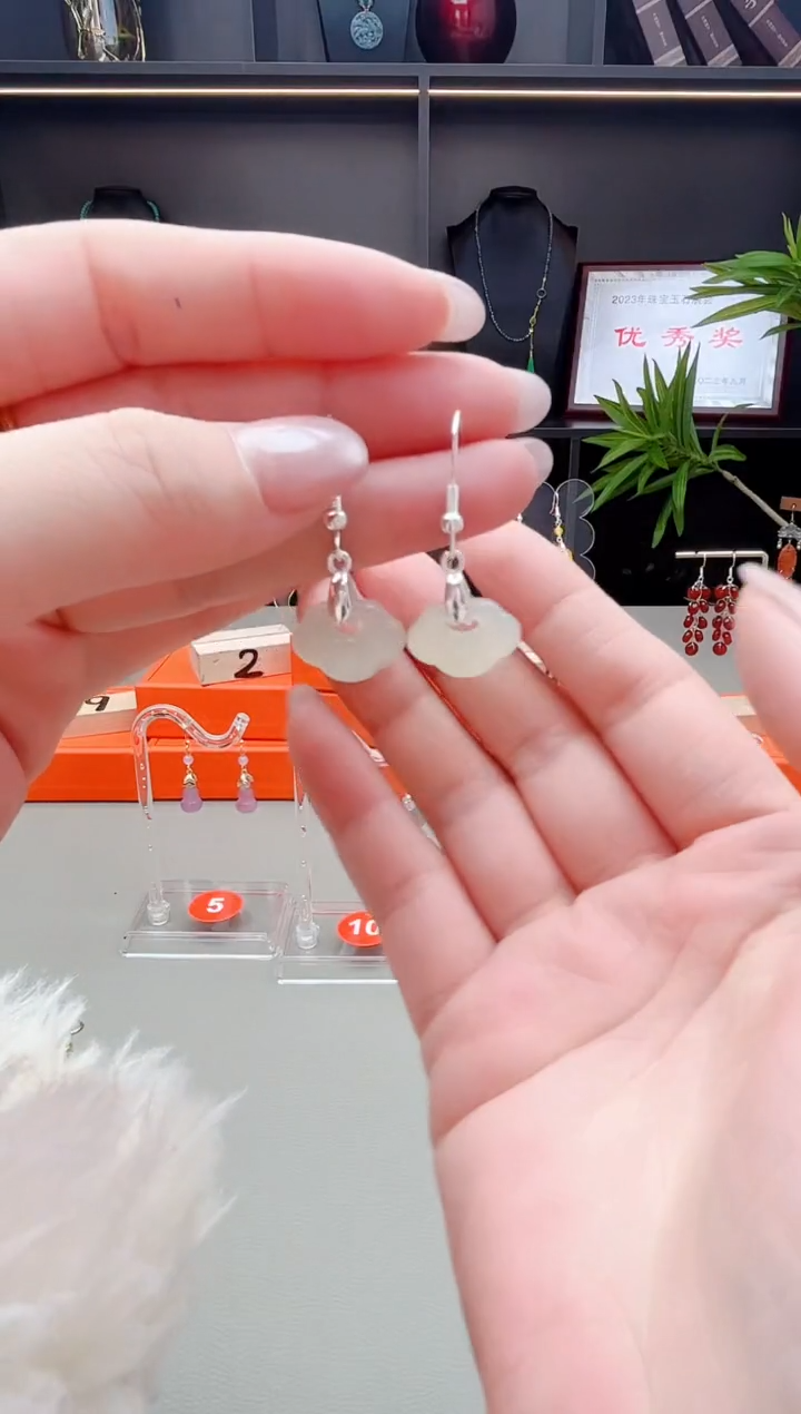 未镶嵌和田玉耳饰X33 