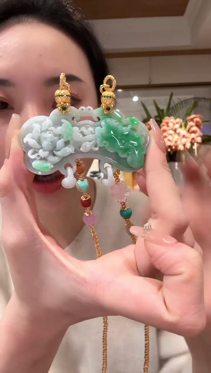 【闪购商品】翡翠颈饰未镶嵌国风