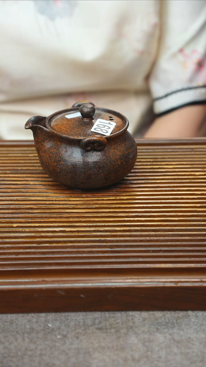万古烧粗陶手工茶具