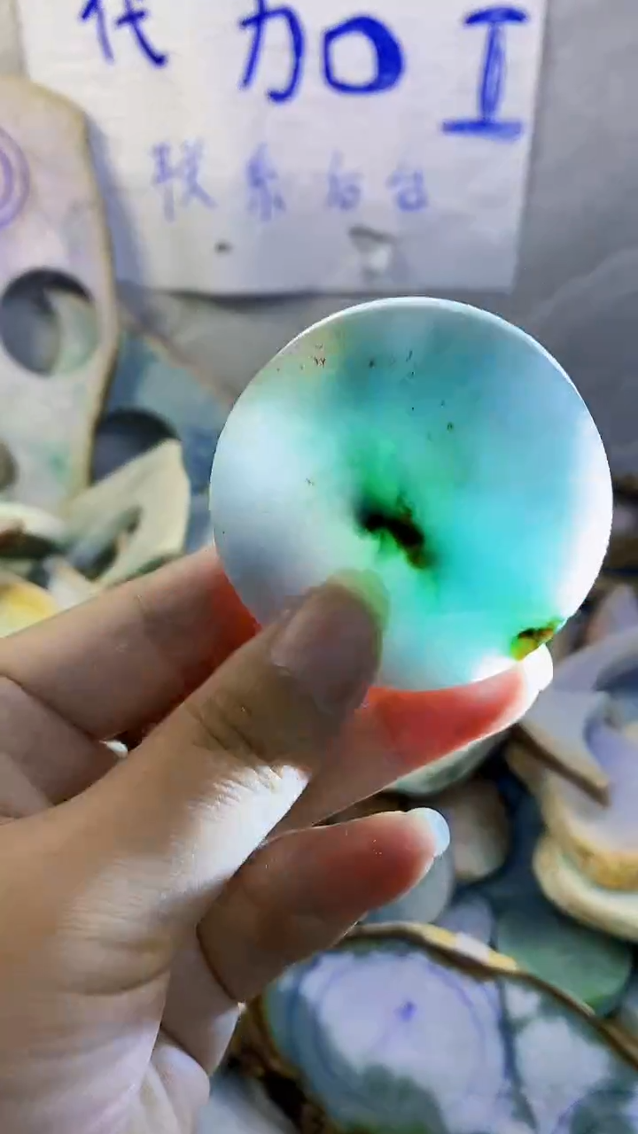 裸石翡翠纯天然翡翠A货110