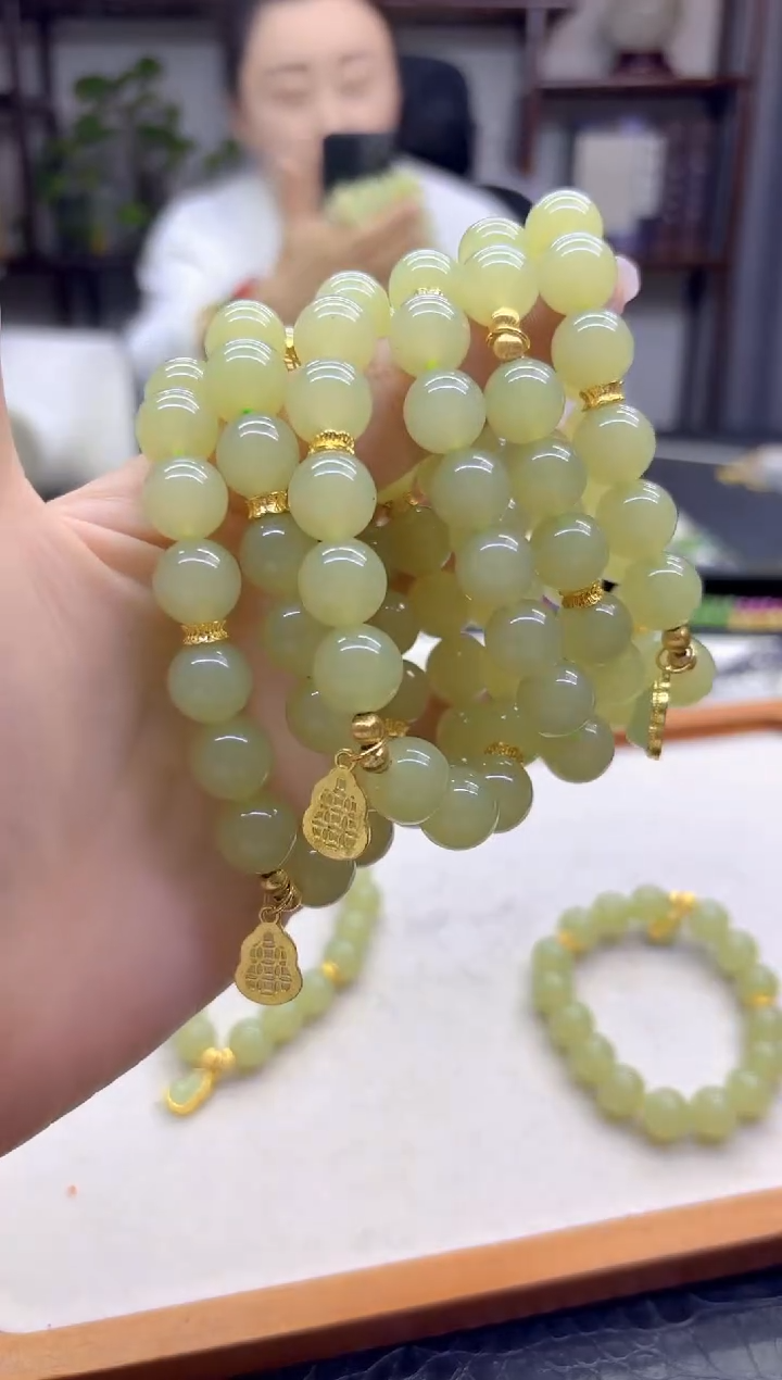 未镶嵌手链和田玉DIY款S350