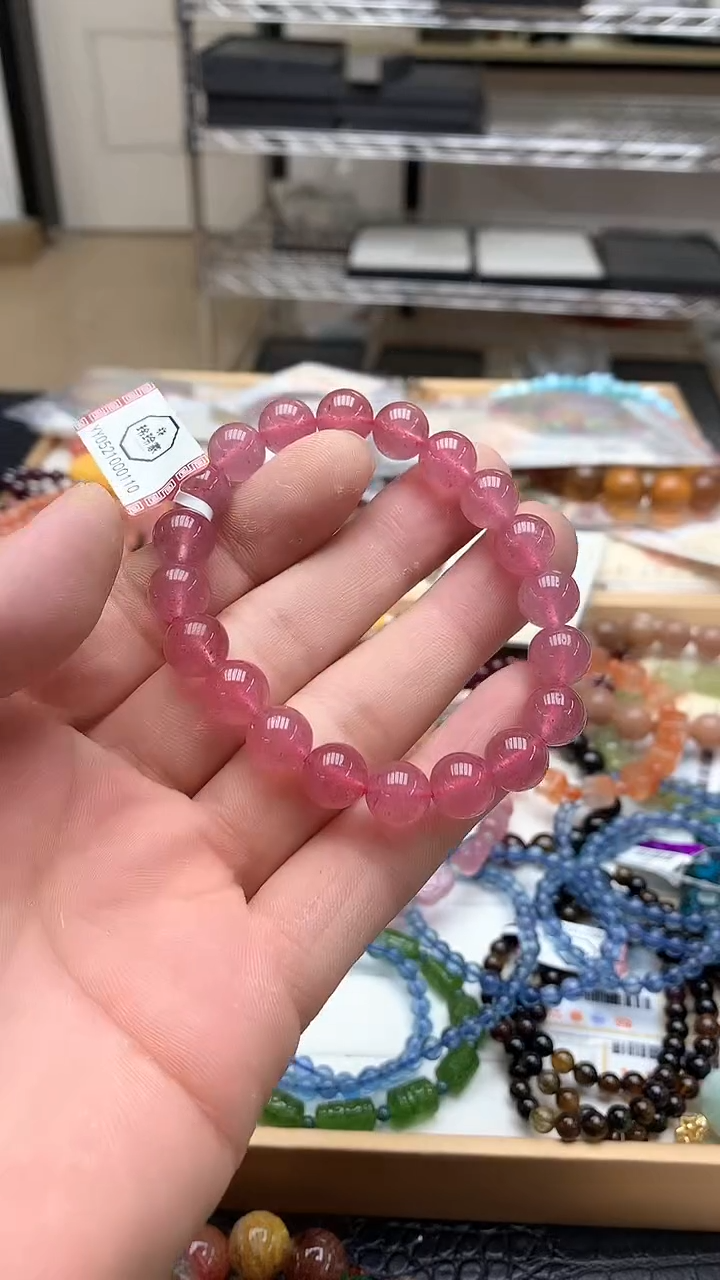 【闪购商品】石英质玉手链未镶嵌手链86