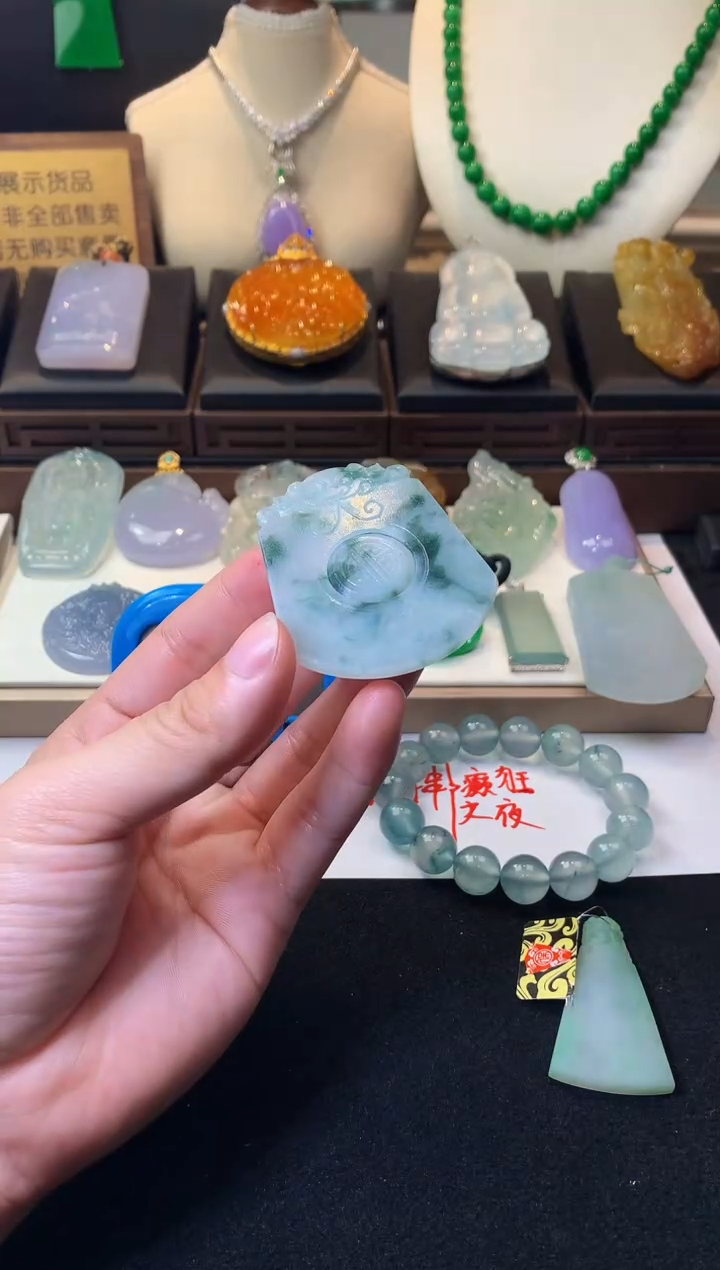未镶嵌定制翡翠番***蛋毛货不退不换