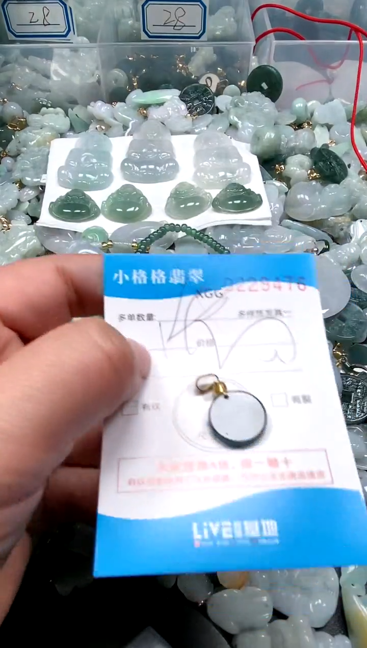 【闪购商品】翡翠颈饰未镶嵌闪购商品0229476多样性