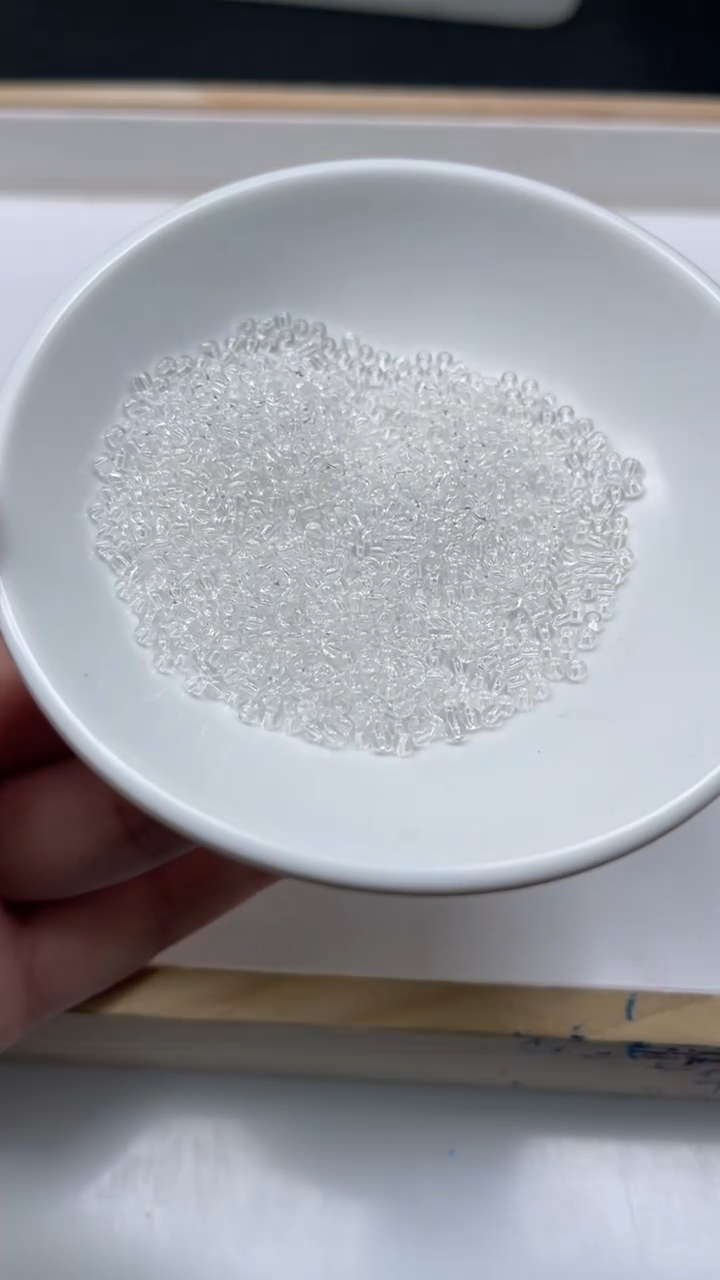 未镶嵌珠宝半成品水晶M705 白水晶2mm100颗8元