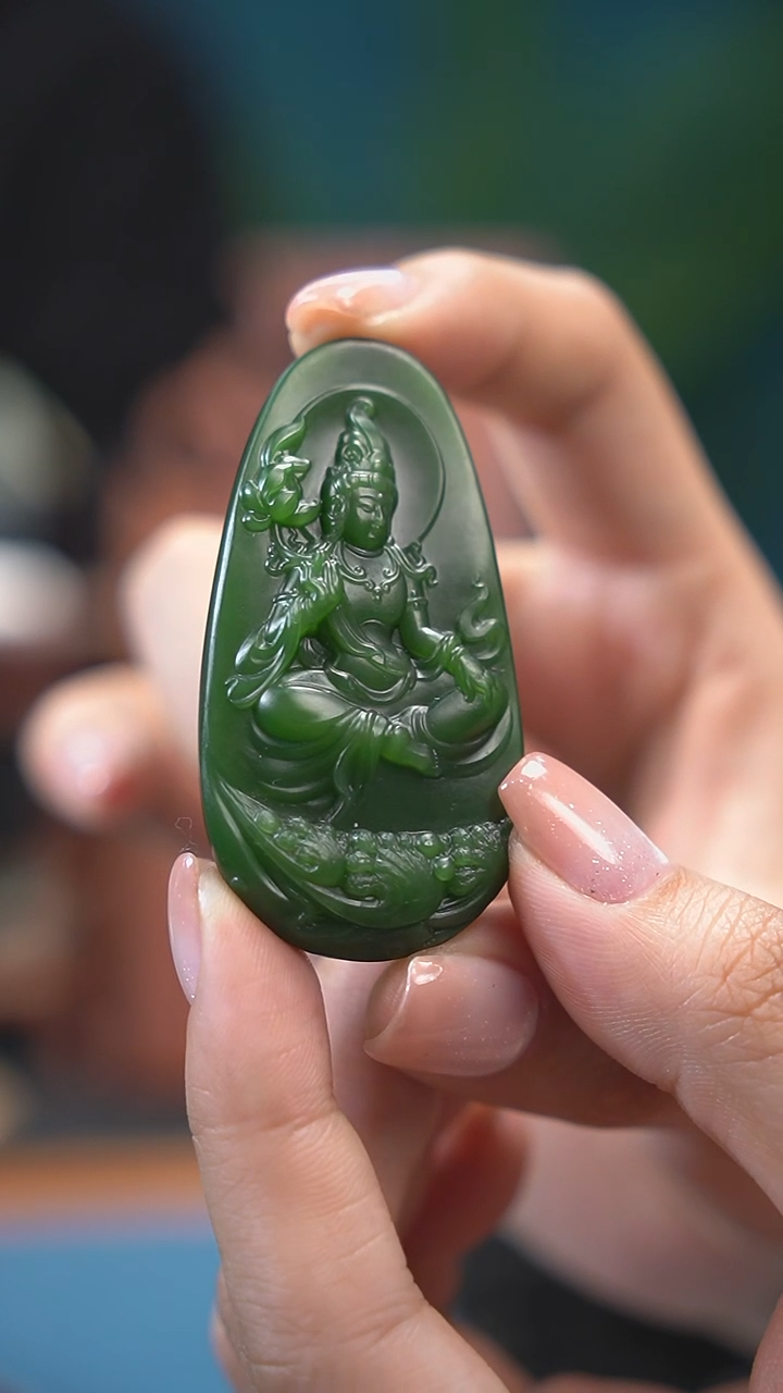 【闪购商品】和田玉吊坠(不含链)未镶嵌观音