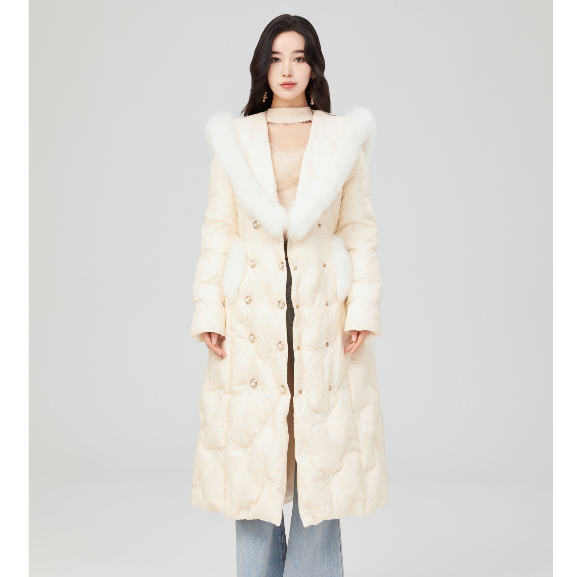 HOURI海蕾琳  羽绒服  YR10AE5R6218B