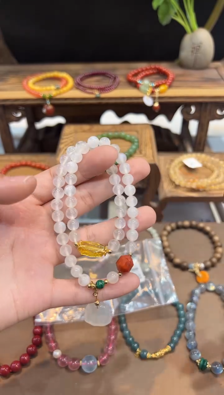 【闪购商品】长石手链未镶嵌@@手饰