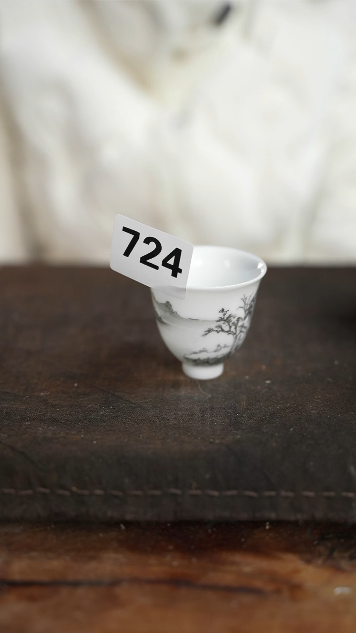 【闪购商品】杯724等烟雨陶瓷手作主人杯