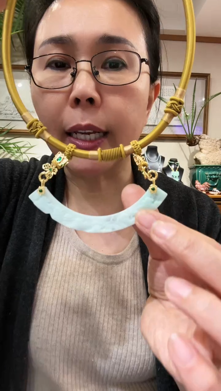 【闪购商品】翡翠颈饰未镶嵌国风