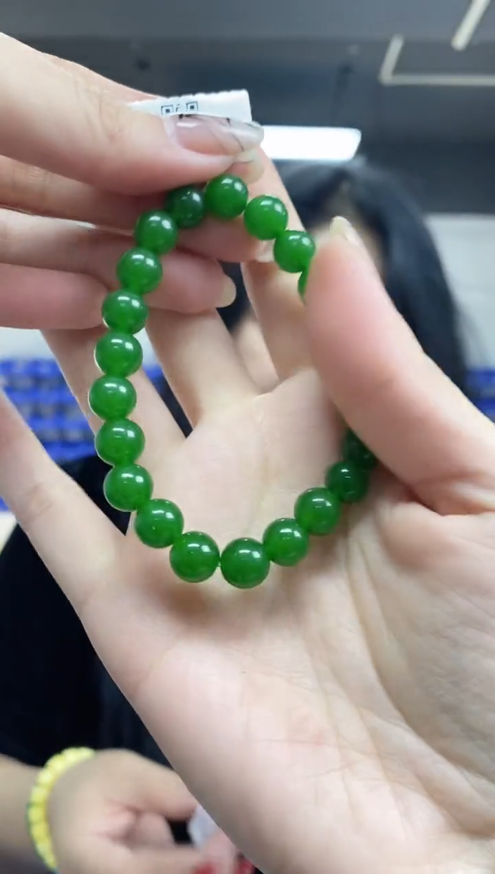 【闪购商品】和田玉手串未镶嵌多样性发其一颜色微差