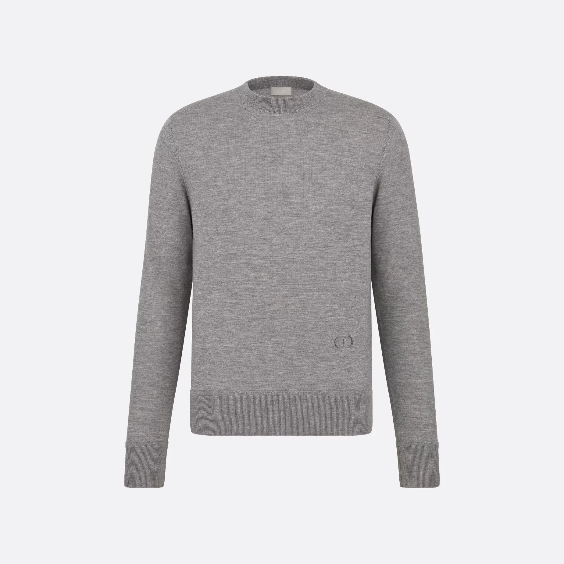 未使用 DIOR/迪奥 圆领针织长袖 灰色/L