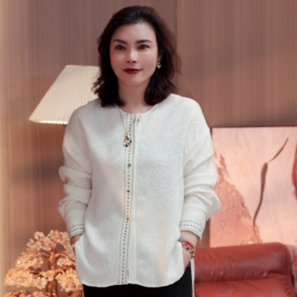 拾穗者！醋酸羊毛特种机重工刺绣新中式上衣！S28YA6585305