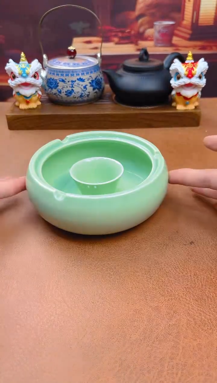 陶瓷茶具摆件旅行套组