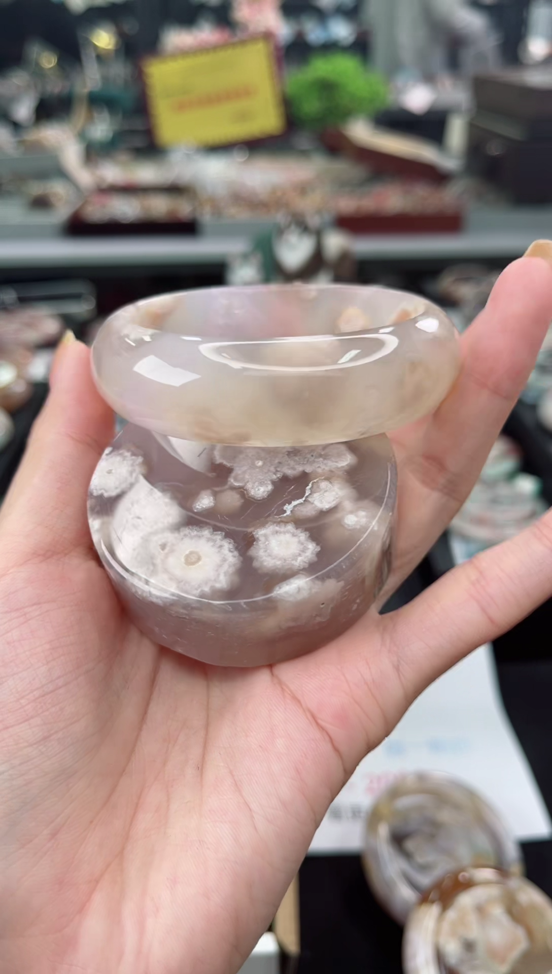 【闪购商品】石英质玉手镯未镶嵌59圈口（赠品镯心）3547501