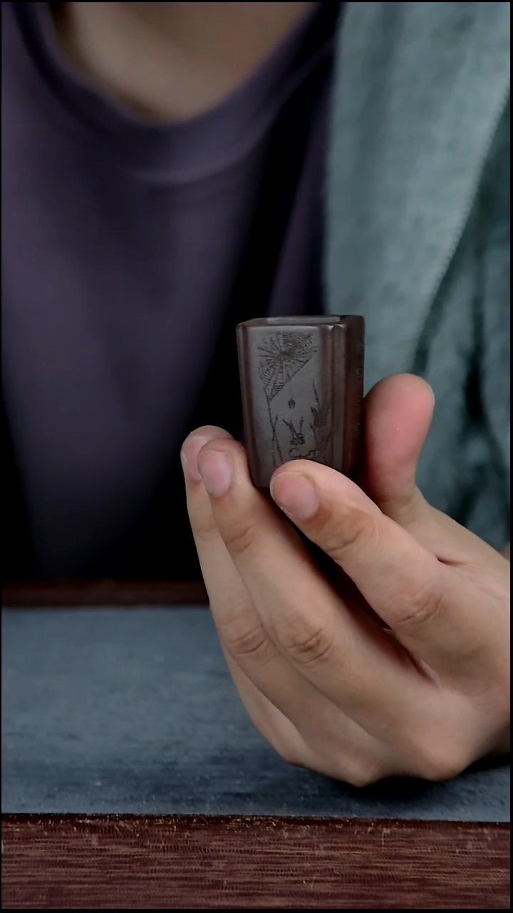 紫砂花盆2*3.5内径紫砂花盆