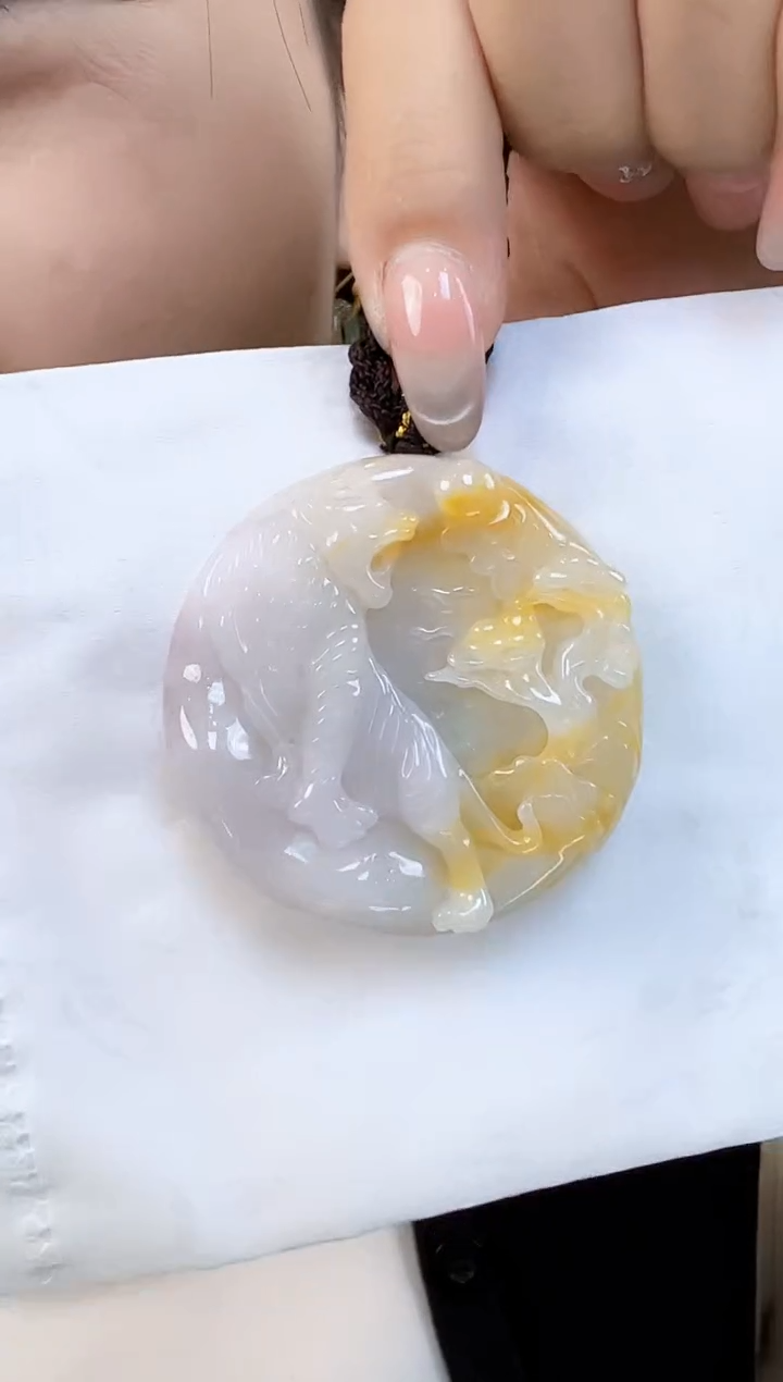 吊坠(不含链)未镶嵌翡翠虎牌（送绳）