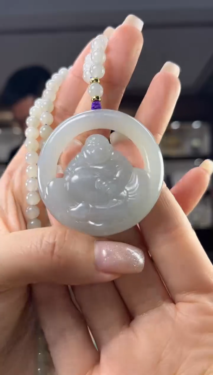 颈饰未镶嵌和田玉佩佩