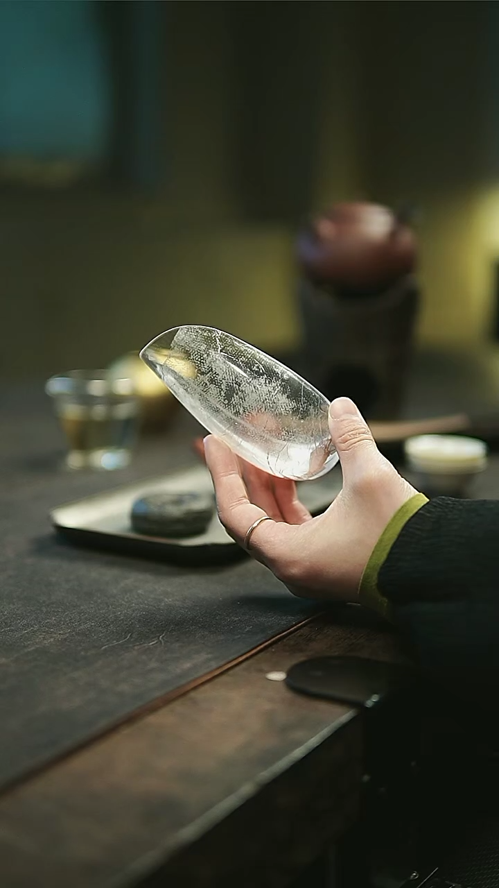 【闪购商品】沁叠影玻璃茶则1111111111111