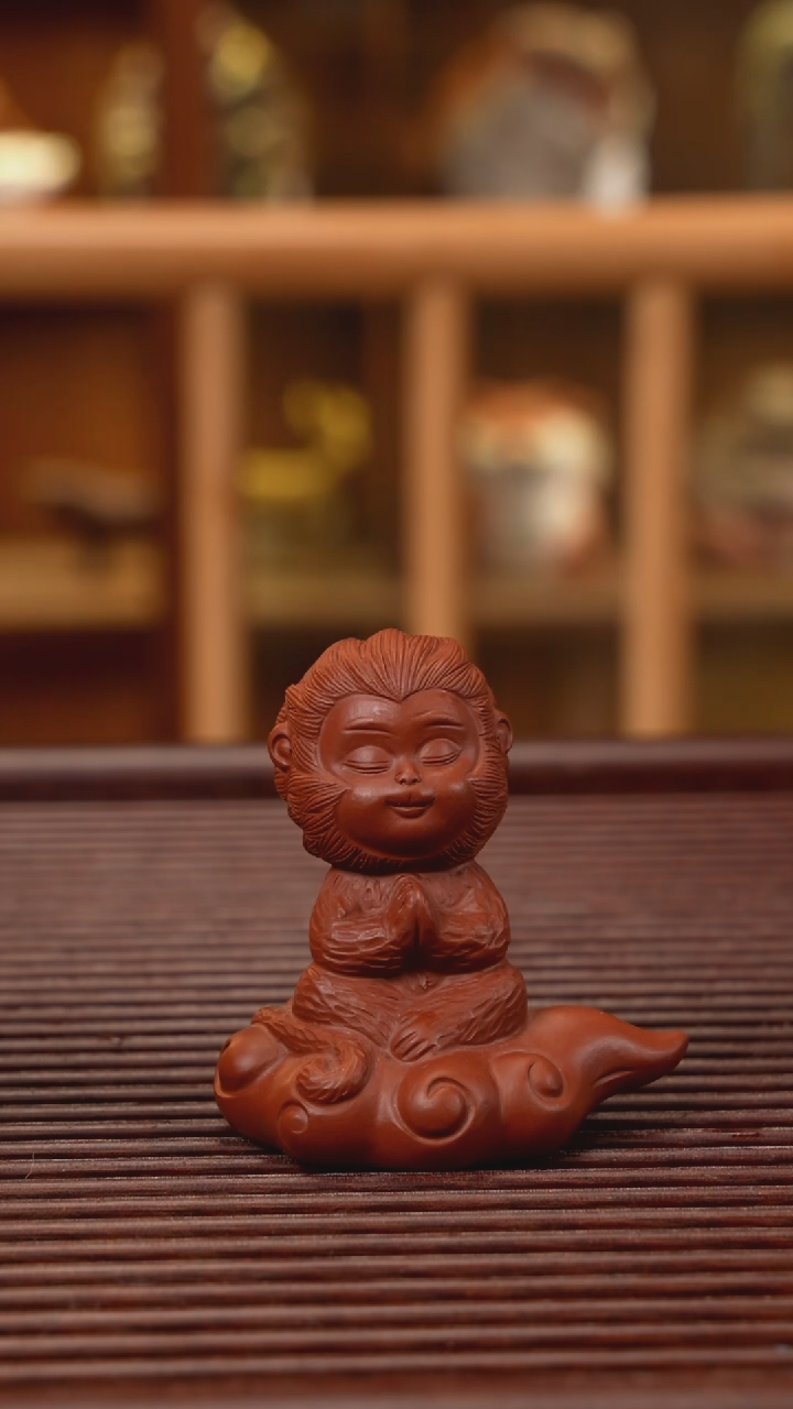 【闪购商品】紫砂茶宠祥云悟空