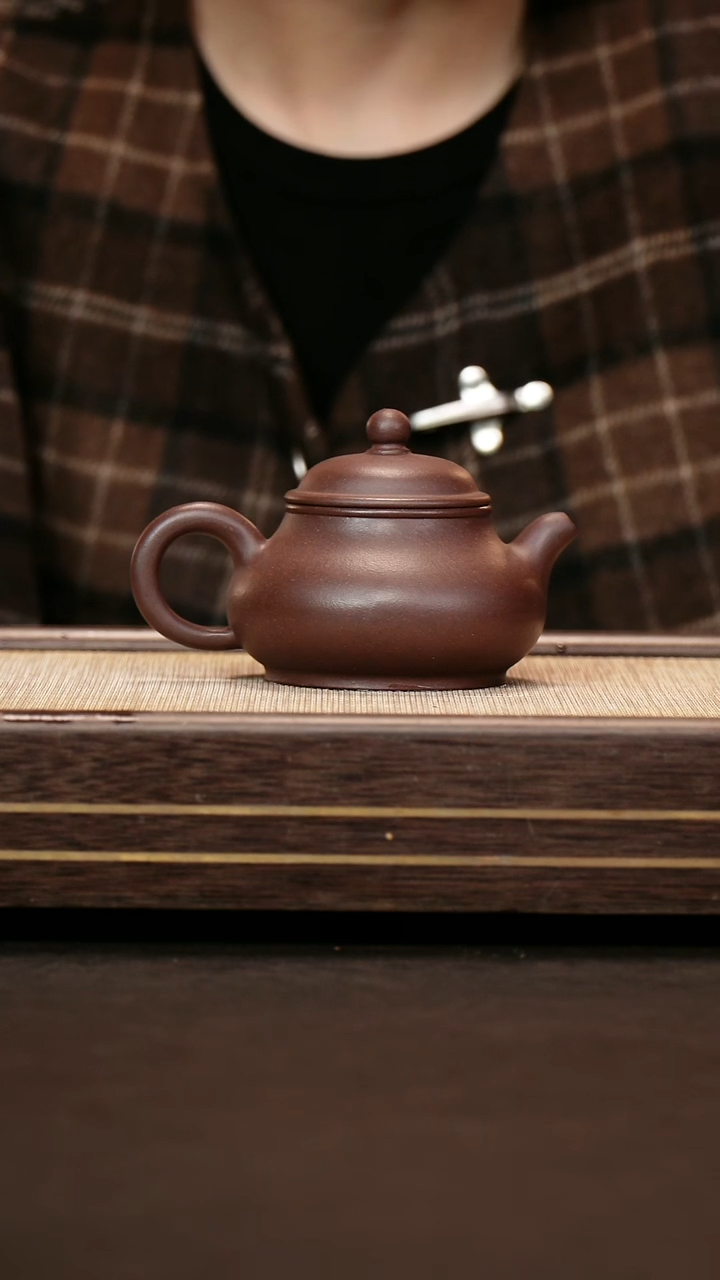 茶壶紫砂原矿古天青 潘壶180cc
