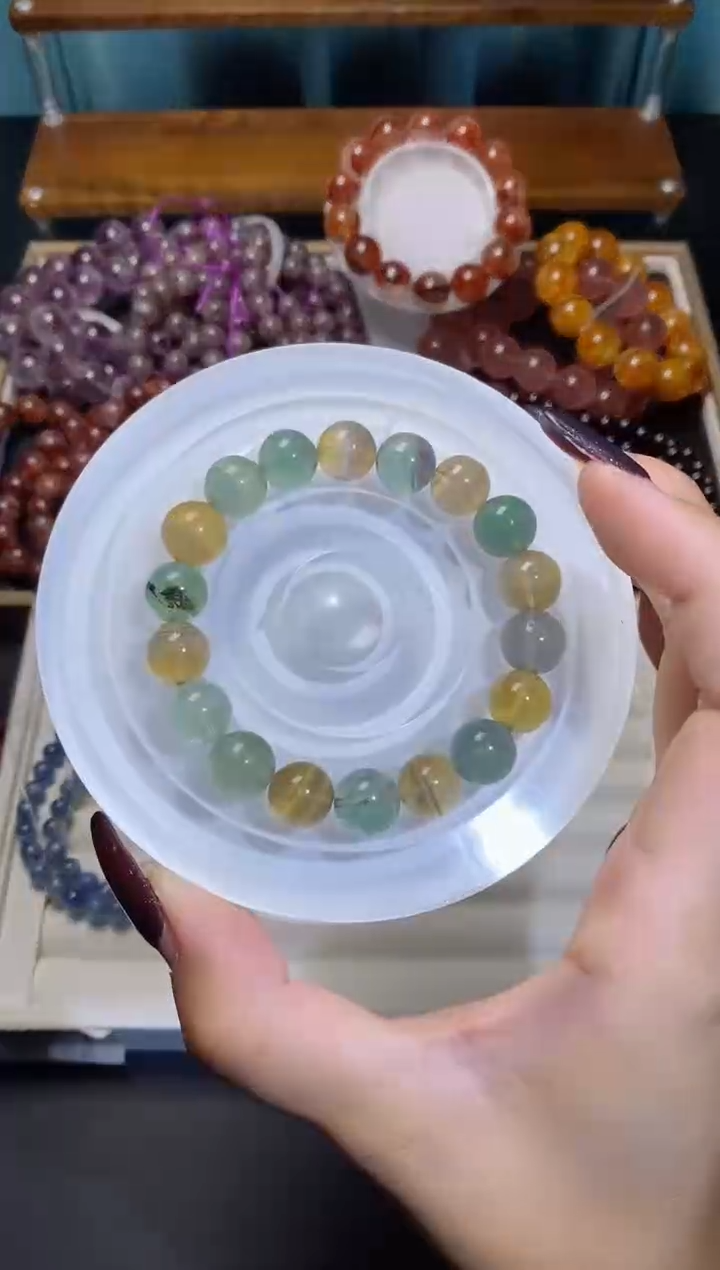 【闪购商品】水晶手链未镶嵌彩萤石028