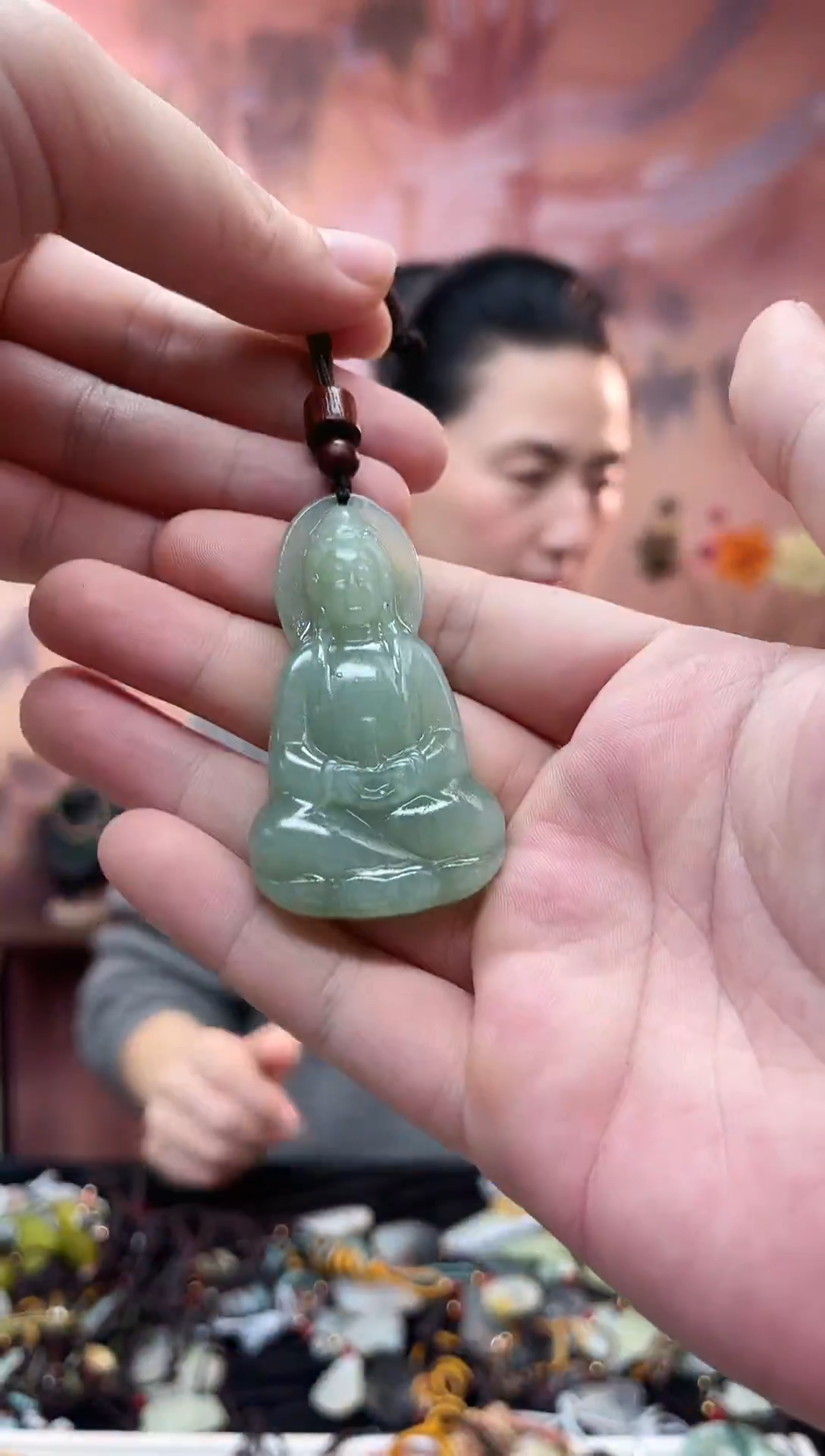 未镶嵌岫玉吊坠·