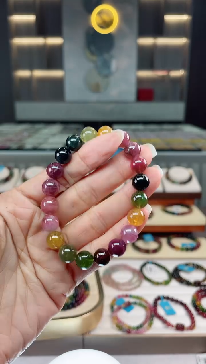 【闪购商品】碧玺单圈手串未镶嵌（多样性发一条）Q