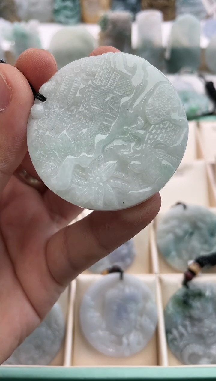 【闪购商品】翡翠颈饰未镶嵌..../1/13/71