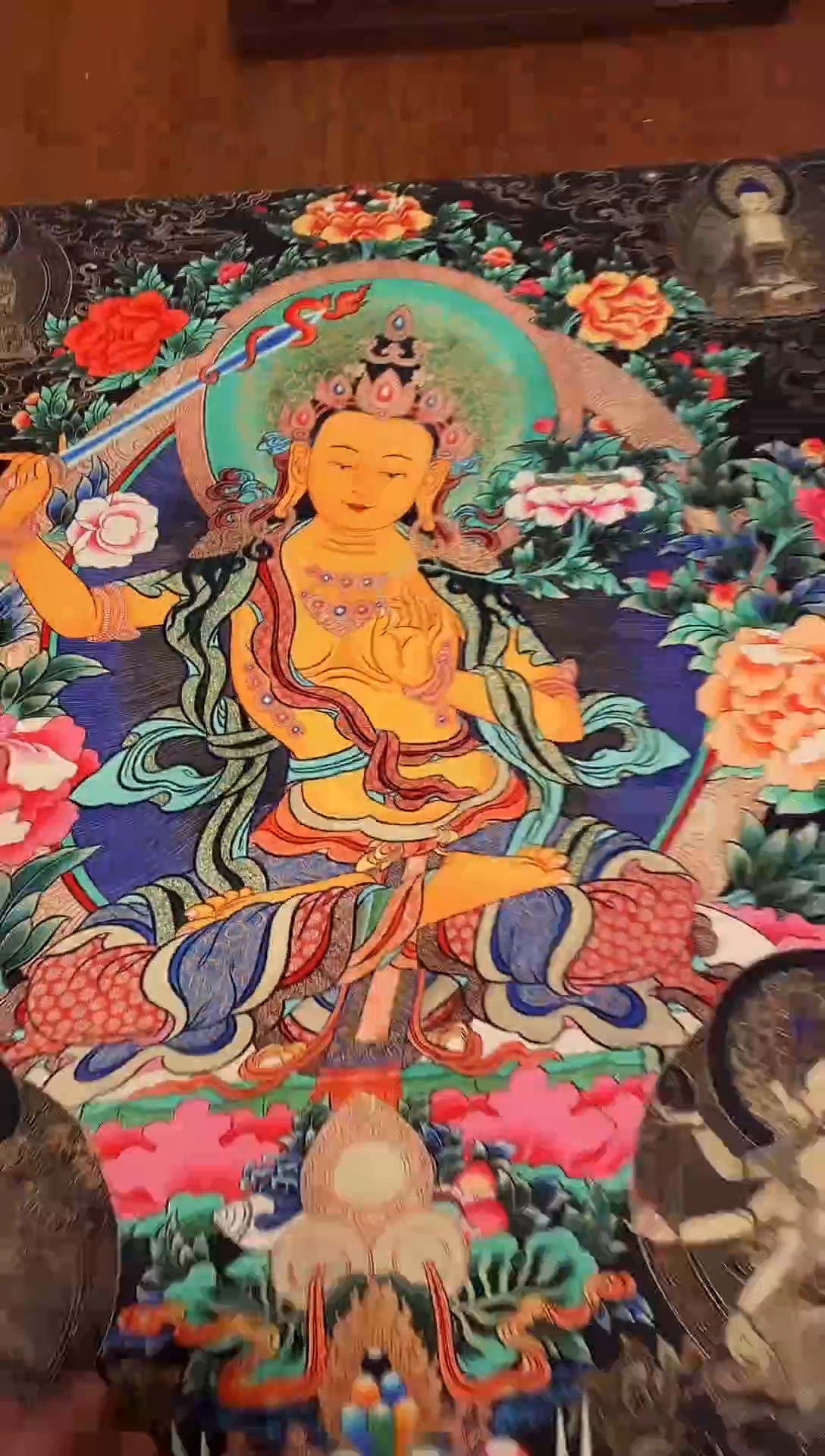 装裱画精美唐卡tk16012