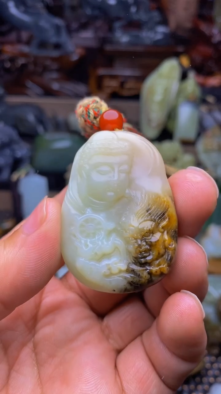 【闪购商品】和田玉挂件未镶嵌1