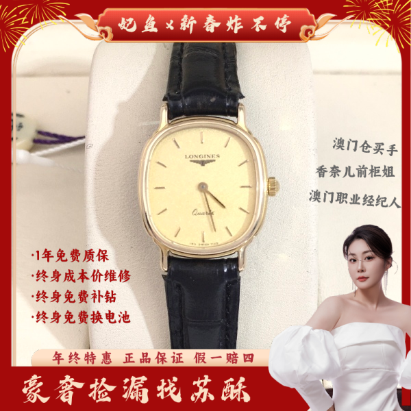 浪琴/石英表/表径21/S99250111022/250203WY0012
