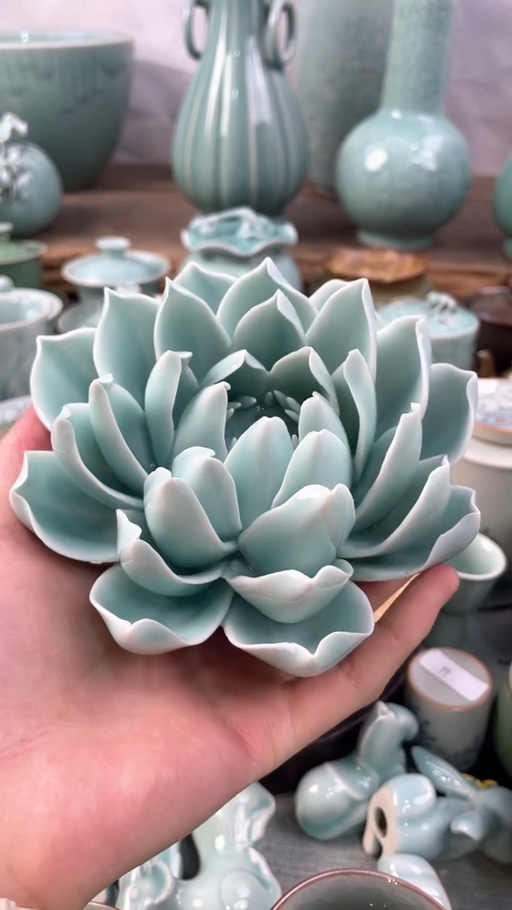 【闪购商品】纯手工 特价福利 微瑕 慧仙青瓷