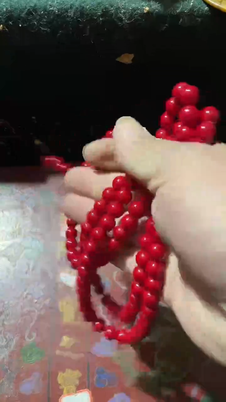 玉米福满专属链接   红长串108颗