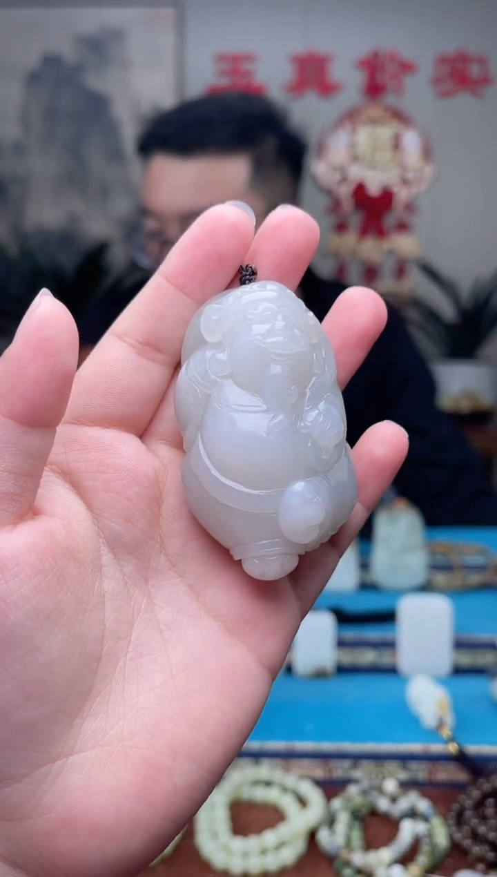 和田玉未镶嵌挂件1