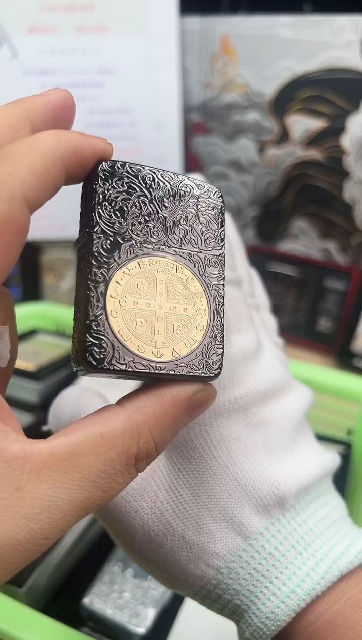 铜康斯坦丁-1941五面蚀刻-黑金双色电镀