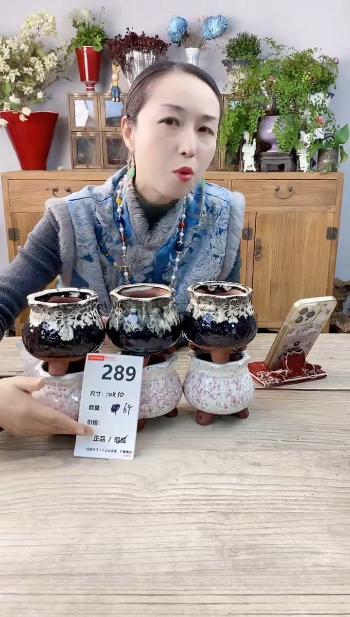 小玩子花盆直播号289