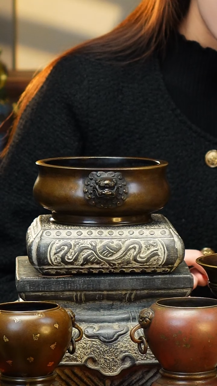 睡***?炉天下双毛狮耳炉