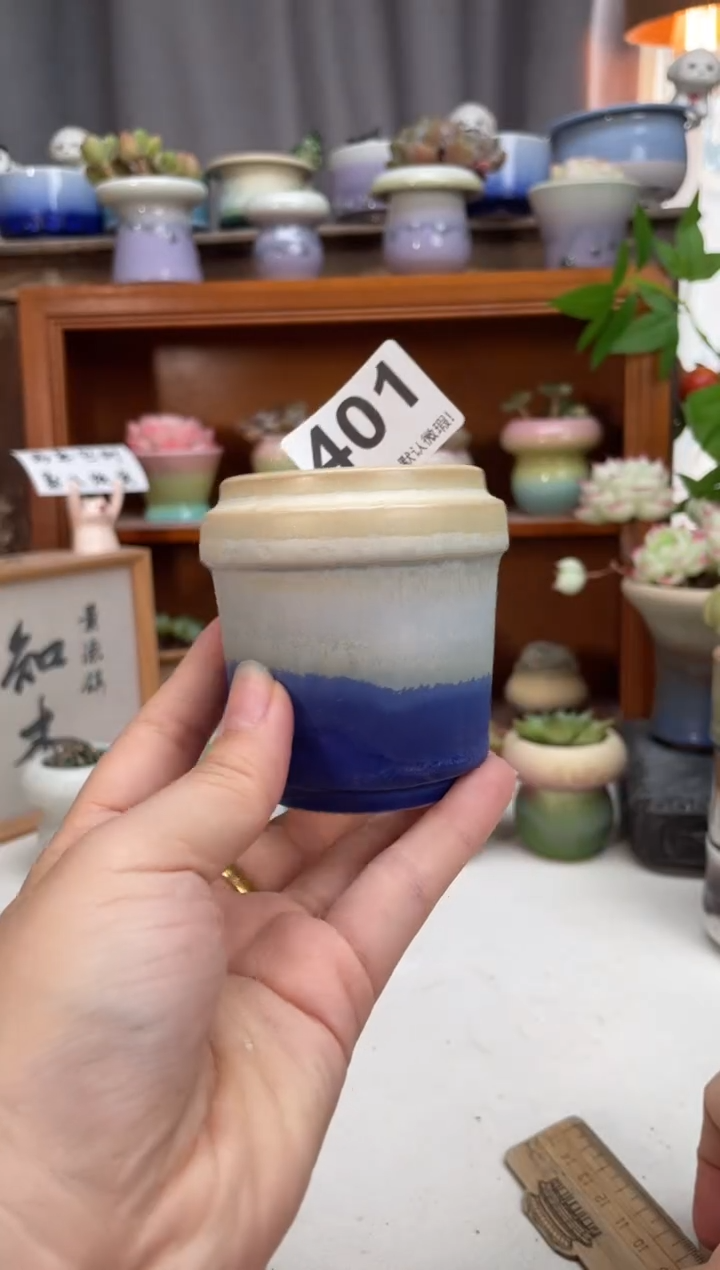 瓷片401知木小芳花盆