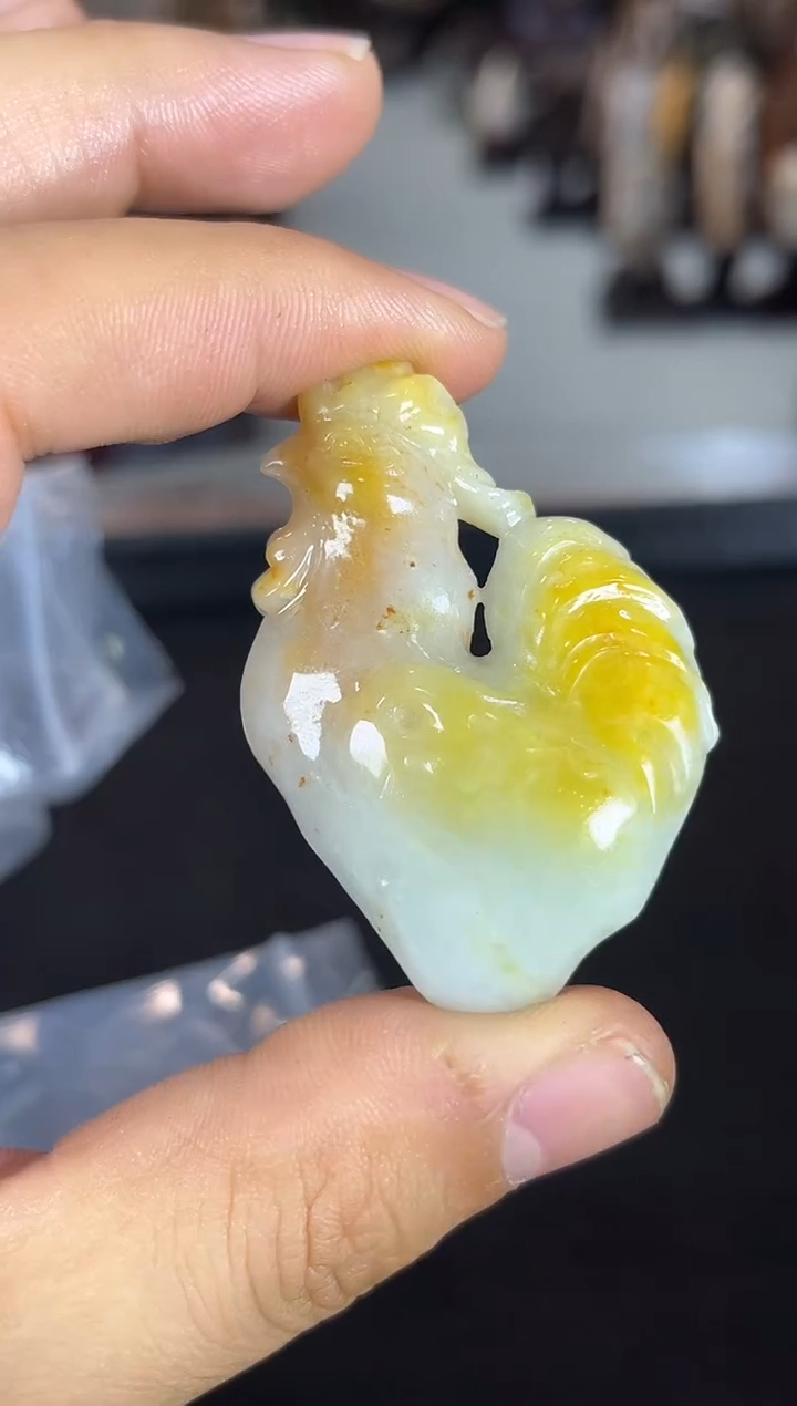 颈饰未镶嵌翡翠天然A货翡翠