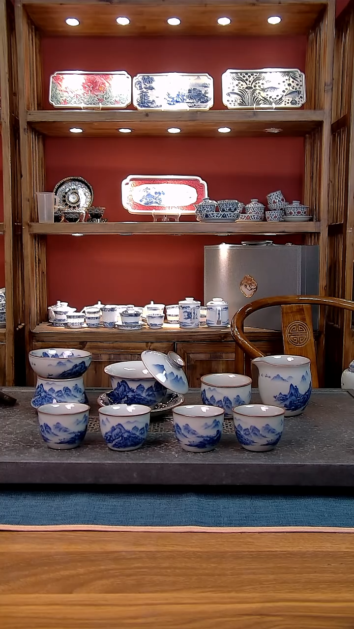 简装家用款8件套 老陶泥开片纹陶瓷茶具