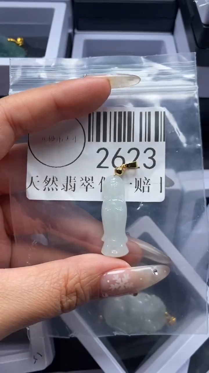 颈饰未镶嵌翡翠2623