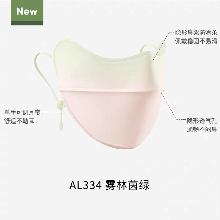 腮红护眼角防晒口罩女