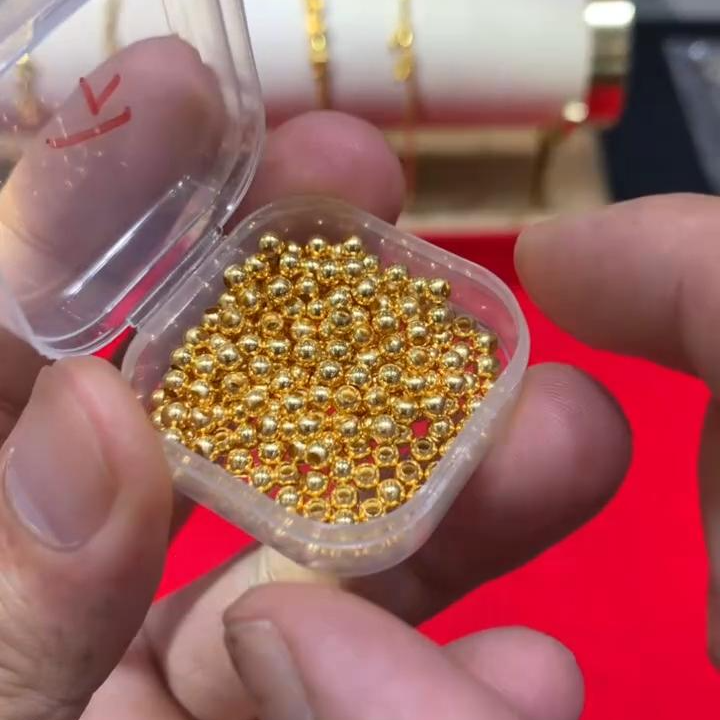 【逍遥精选】18k金珠配件2908/1/多样性发/一件  每五单赠一条链子
