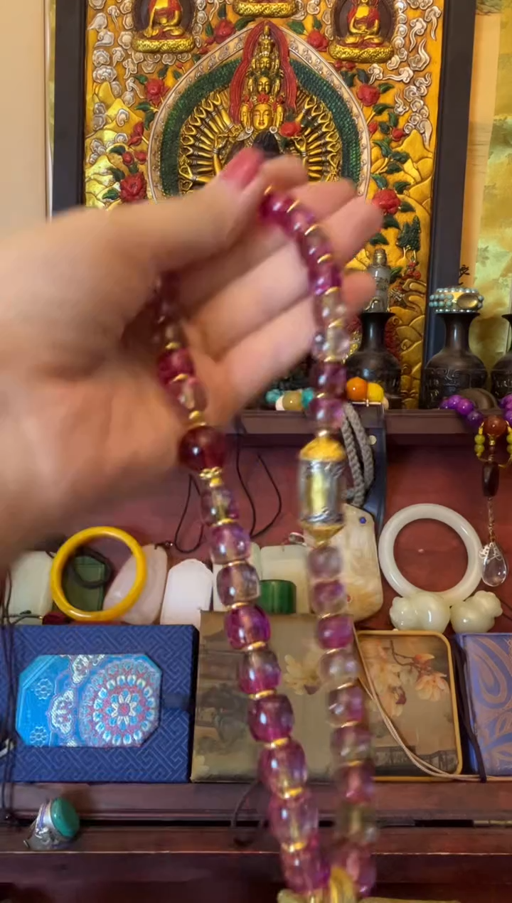 水晶手链银S925镶嵌----柒柒柒------才幽灵